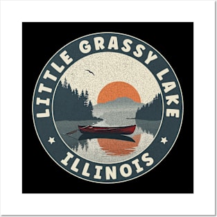 Little Grassy Lake Illinois Sunset Posters and Art